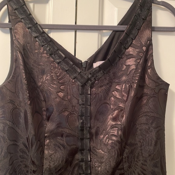 Luxe by Carmen Marc Valvo black cocktail dress. Size 10 - Picture 4 of 4